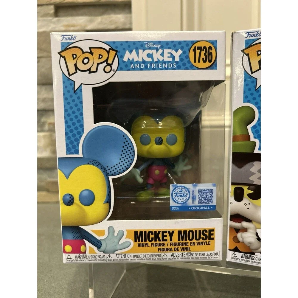 Funko Pop! Vinyl Disney Mickey & Friends 2-Pack - Mickey #1736 Goofy #1693 New